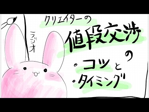 【ラジオ配信】クリエイターの値段交渉のコツとタイミング