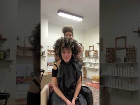 Hair Reveal #naturalhair #rezocut #curlycut #hairvideo