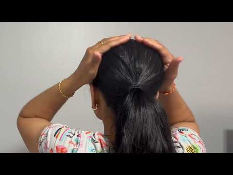 Use lock pin to make elegant bun hairstyle | bun hairstyle #hair #hairstyle #hairstyles