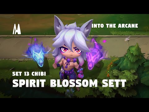 CHIBI SPIRIT BLOSSOM SETT | FINISHER, EMOTES | TFT SET 13