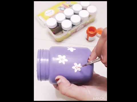 bottle art / bottle painting #viral #creative #satisfying #shortsyoutube