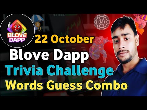 22 Oct blove dapp trivia challenge & words guess combo | blove trivia, blove words combo, blovedapp