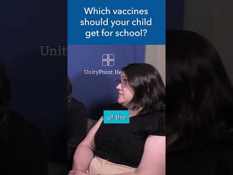 Which vaccines should your child get for school? #shorts