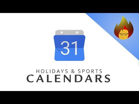 Holidays and Sports CALENDARS | GOOGLE CALENDAR