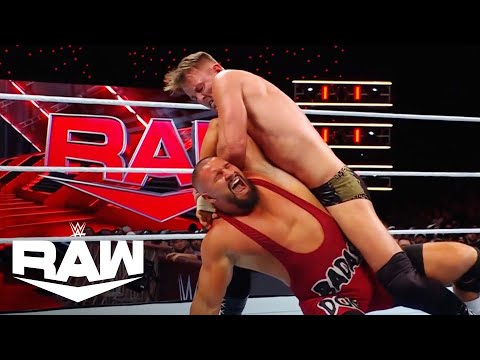 Bron Breakker, Ludwig Kaiser Battle In Another Brutal Match | WWE Raw Highlights 12/16/24 WWE on USA