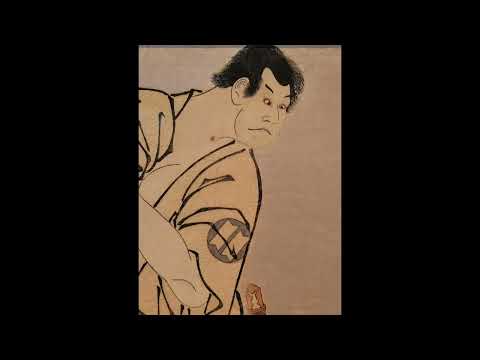 【重要美術品】東州斎写楽 Toshisai Sharaku(生没年不)《三代目坂田半五郎の子育観音坊と 三代目市川八百蔵の不破伴左衛門》大判 錦絵江戸時代・寛政6年(1794) 東京国立博物館蔵