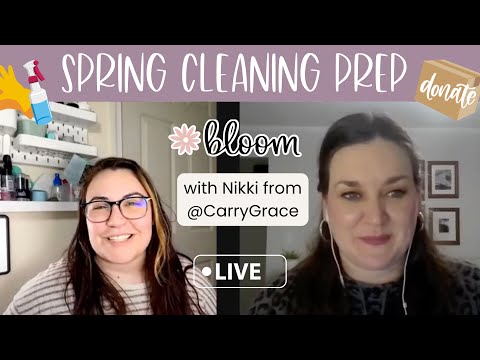 Spring Cleaning Plan and Prep with Nikki from Carry Grace