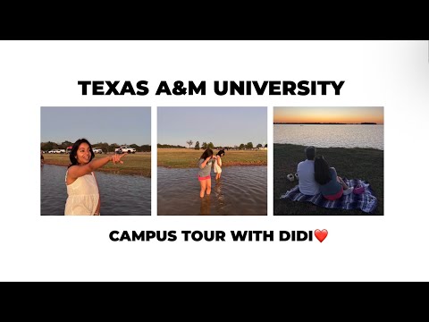 My Grad School-Texas A&M University Campus Tour with Di| Century Square| Lake Bryan|Halloween Season