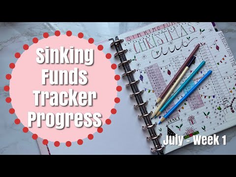 July SINKING FUNDS - PROGRESS TRACKER UPDATES | Budget With Me