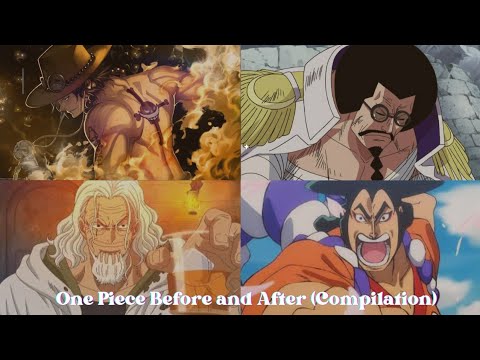 One Piece: Before vs Now (Compilation) PART 2: Portgas D. Ace, Rayleigh, Sengoku, Kozuki Oden