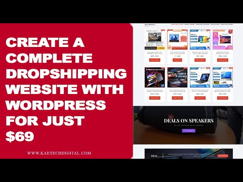 Make Money Online - Create a Complete Dropshipping Website with WordPress for Just $69