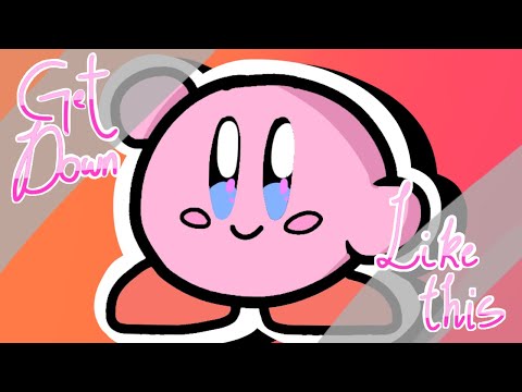 Get down like this meme | Kirby