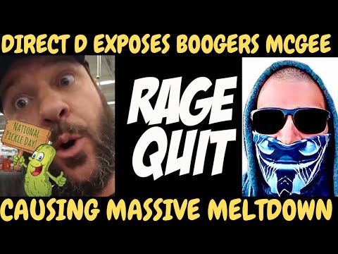 Boogers McGee Has an Epic Meltdown and Rage Quits! HAHAHA!