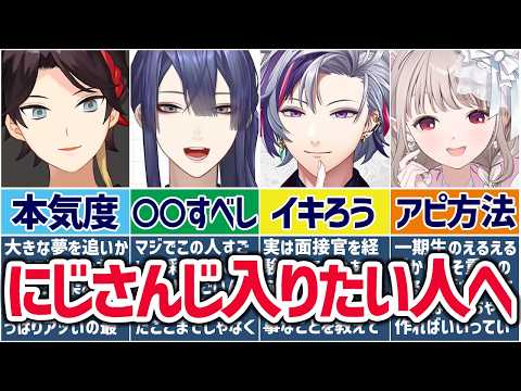 🌈🕒にじさんじに入りたい人へライバーからのアドバイスまとめ！【切り抜き×ゆっくり解説】