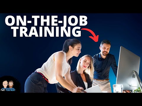 What is on-the-job training?