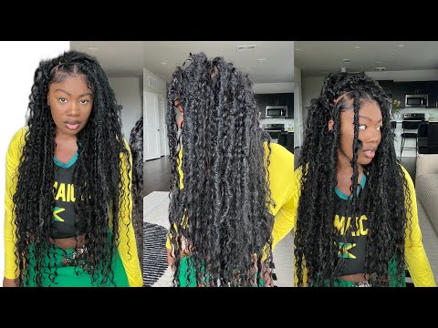 BOHO FAUX LOCS, USING 3 BUNDLES | EASY STEP-BY-STEP TUTORIAL | PROTECTIVE STYLE