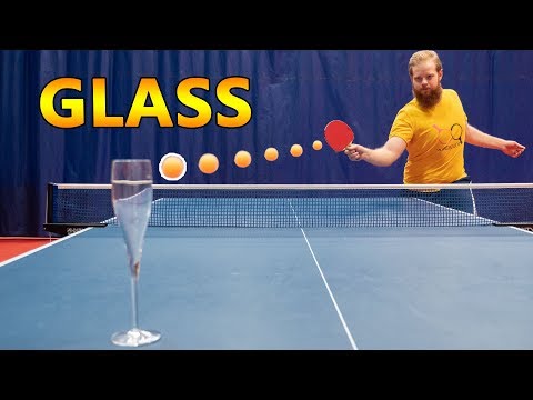 Can You Break a Glass with a Ping Pong Shot?