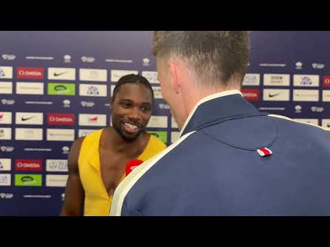 NOAH LYLES loves Nando's in London and wins 100m in 9.81 PB | London Diamond League 2024