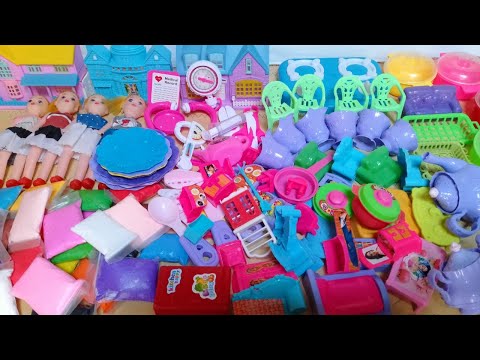 Minutes Satisfying With Unboxing Hello Kitty Kitchen Set |Cute Tiny Mini Asmr Kitchen Set Toy Review