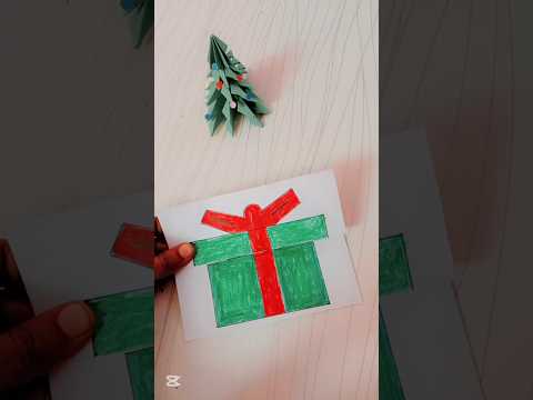 Magical Christmas Gift Box Card DIY! #christmas #diy