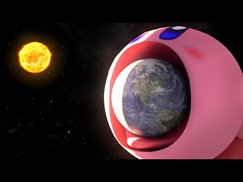 Kirby eats the world! 🍄🌎