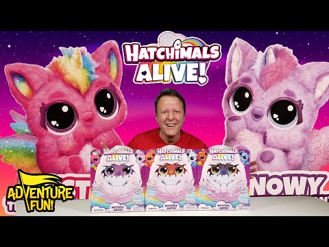 6 Hatchimals Alive Mystery Hatch Pufficorn Surprise Interactive Toy & Egg - Mists, Lights & Sounds!