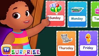 Days Of The Week - ChuChu TV Surprise Eggs Learning Videos For Kids