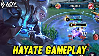 AOV : HAYATE GAMEPLAY | IN ABYSSAL LANE - ARENA OF VALOR LIÊNQUÂNMOBILE ROV