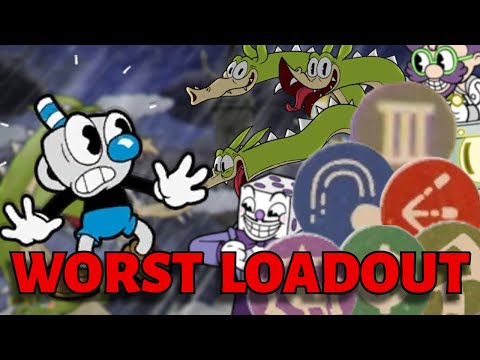 Can I beat Cuphead with the WORST loadout possible?