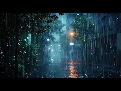 Fall Asleep in 5 Mins with Light Rain Sound - Natural White Noise for Deep Sleep & Relaxation