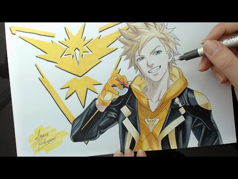 Speed Drawing - Team Instinct: Spark (Pokémon GO)