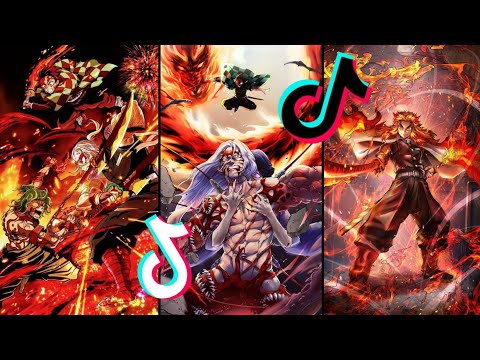 Demon Slayer Badass Anime Edit Tiktok compilation in 4K With Song Name