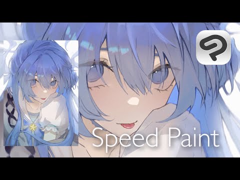 【Speed Paint】星街すいせいの厚塗りイラストメイキング【ホロライブ】