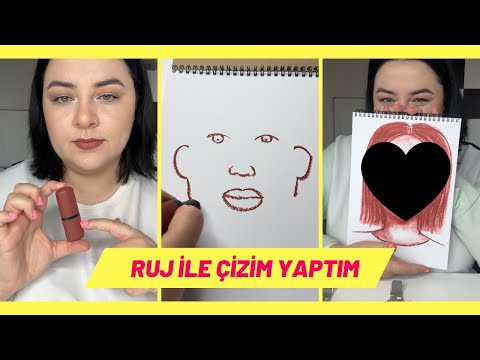 RUJ İLE ÇİZİM YAPTIM