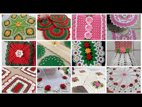 Ideas excepcionales de patrones de crochet nuevos y hechos a mano para la decoración del hogar