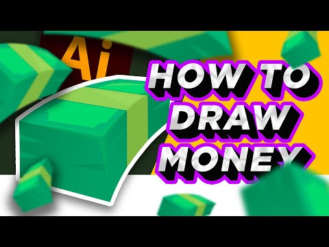 How to draw money Pack in Adobe Illustrator