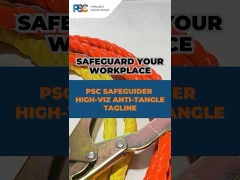 PSC Hand Safety - Hand Safety Tools - PSC SafeGuider High-Viz Anti- Tangle Tagline