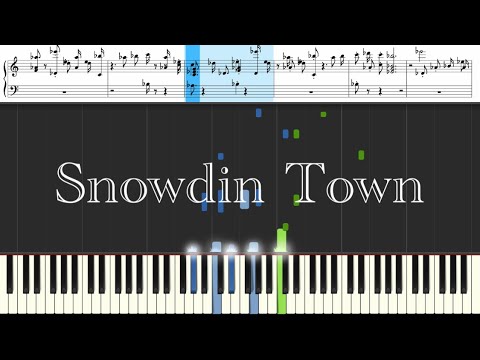 【UNDERTALE】スノーフルのまち(Snowdin Town)を採譜してみた