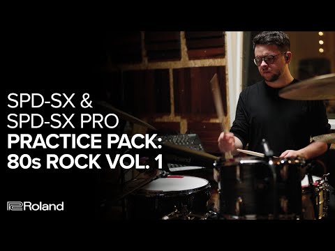 Roland SPD-SX and SPD-SX PRO Practice Pack: ‘80s Rock Vol. 1 Sound Demos