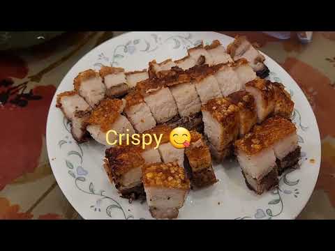 燒腩肉crispy pork belly #asiafood #chinesefood #happyhourcafe