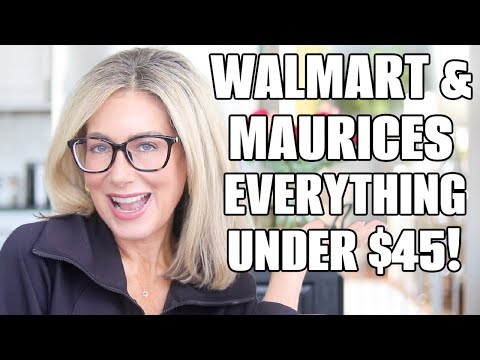 Walmart AND Maurice's Haul!! Everything New is Under $45!!!!