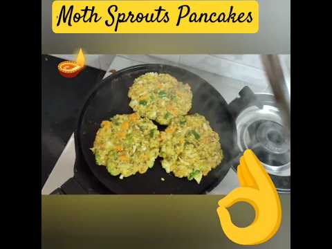 Moth Sprouts Vegetable Chilla/Pancakes #healthy #diwalispecial