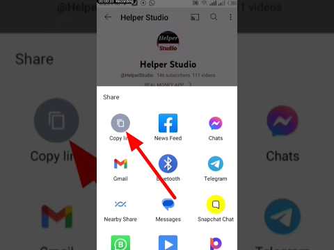 how to copy youtube channel link /Helper Studio