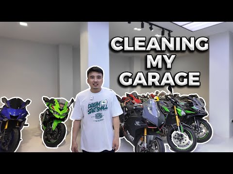 How To Clean A Garage With 30 Bikes | Katingin Bikes