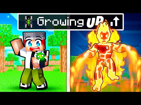 Growing Up as BEN 10 in Minecraft!