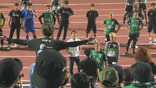 庄司キャプテン・サポーター、ブチギレの試合後挨拶　J3FC岐阜vsガイナーレ鳥取