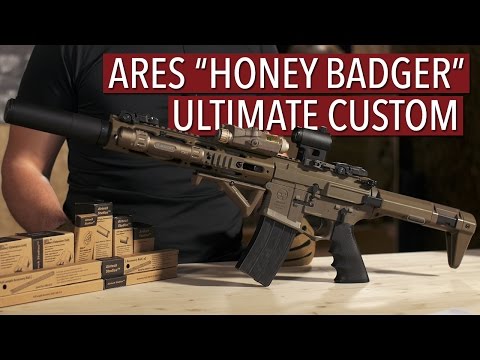 ARES "Honey Badger" Ultimate Custom (DSG + Airtech Studios BEU/BSU/SEU/TAU/Rail) AM 013/AM 014