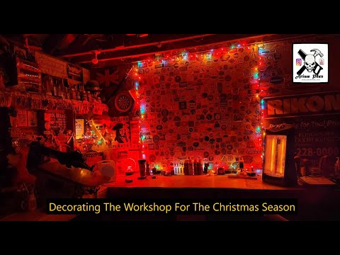 Decorating The Workshop For Christmas Season 2024