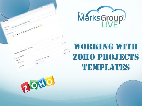 Zoho Projects Templates: How to Work With Them