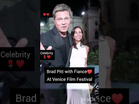 Brad Pitt with #fiancé Ines De at Venice Film #festival #shortvideo #shoot♥️